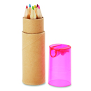 Tube de 6 crayons de couleur PETIT LAMBUT